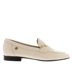 Arlie Off White Leather Snaffle Loafers