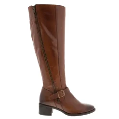 Arque Tan Leather Knee High Boots