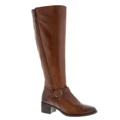 Arque Tan Leather Knee High Boots
