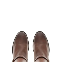 Arque Tan Leather Knee High Boots