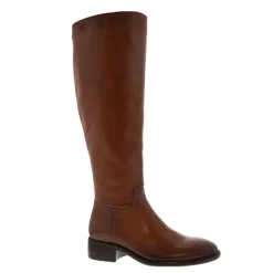 Ashby Tan Leather Knee High Boots