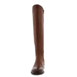 Ashby Tan Leather Knee High Boots