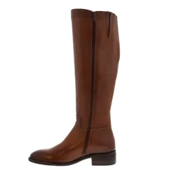 Ashby Tan Leather Knee High Boots