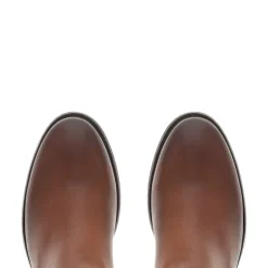 Ashby Tan Leather Knee High Boots
