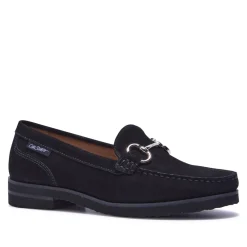 Aubrigo Black Suede Loafers