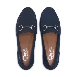Aubrigo Navy Suede Loafers
