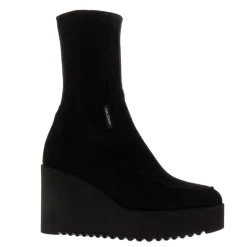 Boaz Black Suede Ankle Boots