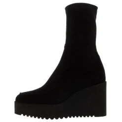 Boaz Black Suede Ankle Boots