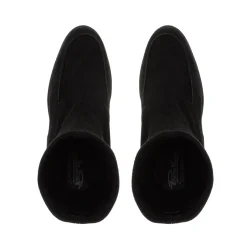 Boaz Black Suede Ankle Boots