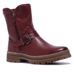 Bollichi Bordo Leather Ankle Boots
