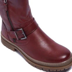 Bollichi Bordo Leather Ankle Boots
