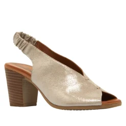 Buttercup Silver Leather Slingback Sandal