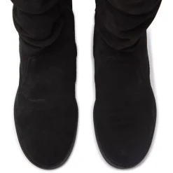 Camogli Black Suede Ankle Boots
