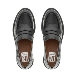 Chase Leather Chunky Penny Loafers