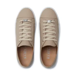 Corianne Beige Leather Trainers
