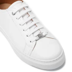 Corianne White Leather Trainers
