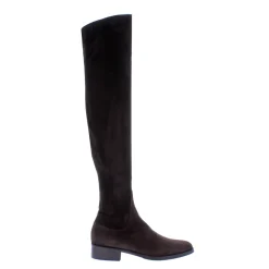 Emalynne Brown Italian Suede Over The Knee Boots