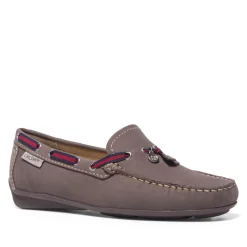 Faris Dark Taupe Slip-On Loafers