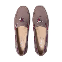 Faris Dark Taupe Slip-On Loafers