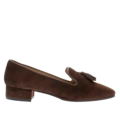Fiadh Brown Suede Loafers