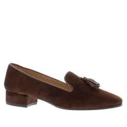 Fiadh Brown Suede Loafers