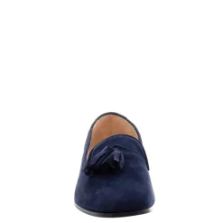 Fiadh Navy Suede Loafers