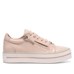 Fissato Blush Leather Trainers