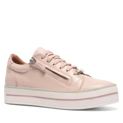 Fissato Blush Leather Trainers