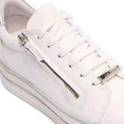 Fissato White Leather Trainers