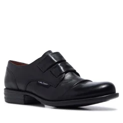 Gabbi Black Leather Loafers