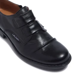 Gabbi Black Leather Loafers