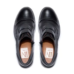 Gabbi Black Leather Loafers