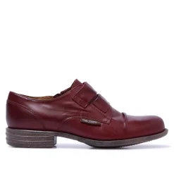 Gabbi Bordo Leather Loafers