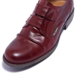 Gabbi Bordo Leather Loafers