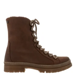 Granada Brown Leather Lace Up Ankle Boots