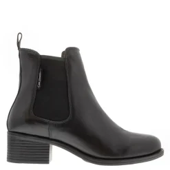 Jax Black Leather Chelsea Boots