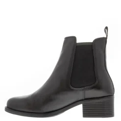 Jax Black Leather Chelsea Boots