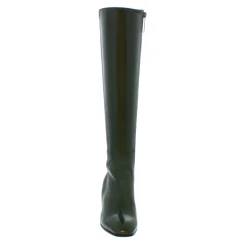 Jilly Green Italian Leather Knee High Boots