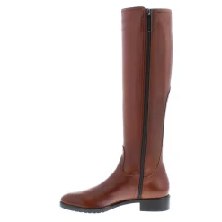 Lara Tan Leather Knee-High Boots