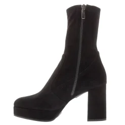 Lavora Black Platform Ankle Boots