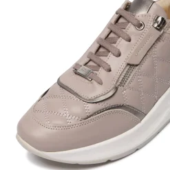 Lestina Grey Leather Leisure