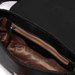 Listini Black Croc Handbag