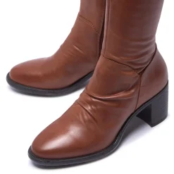 Lodeve Tan Leather Ankle Boots
