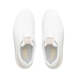 Mabel White Leather Trainers