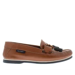 Matteo Tan Leather Deck Shoes