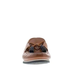Matteo Tan Leather Deck Shoes