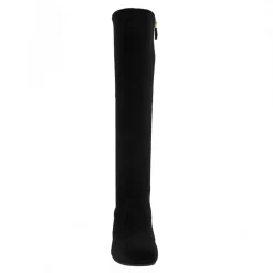 Mimosa Black Italian Suede Knee High Boots