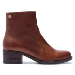 Orvieto Tan Leather Ankle Boots