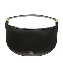 Osoppo Black Leather Shoulder Bag
