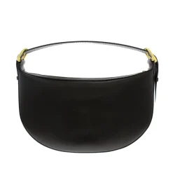 Osoppo Black Leather Shoulder Bag